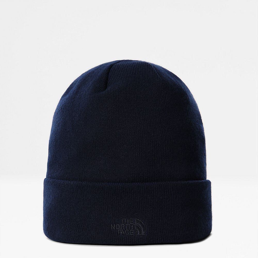 The North Face Beanies Mens Australia - The North Face Norm Navy (SIV-893065)